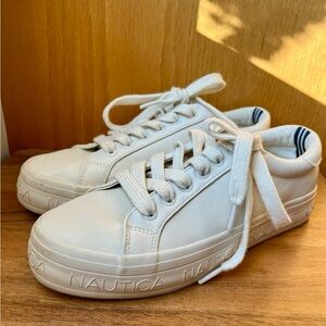 Nautica Off-White Casual Sneakers